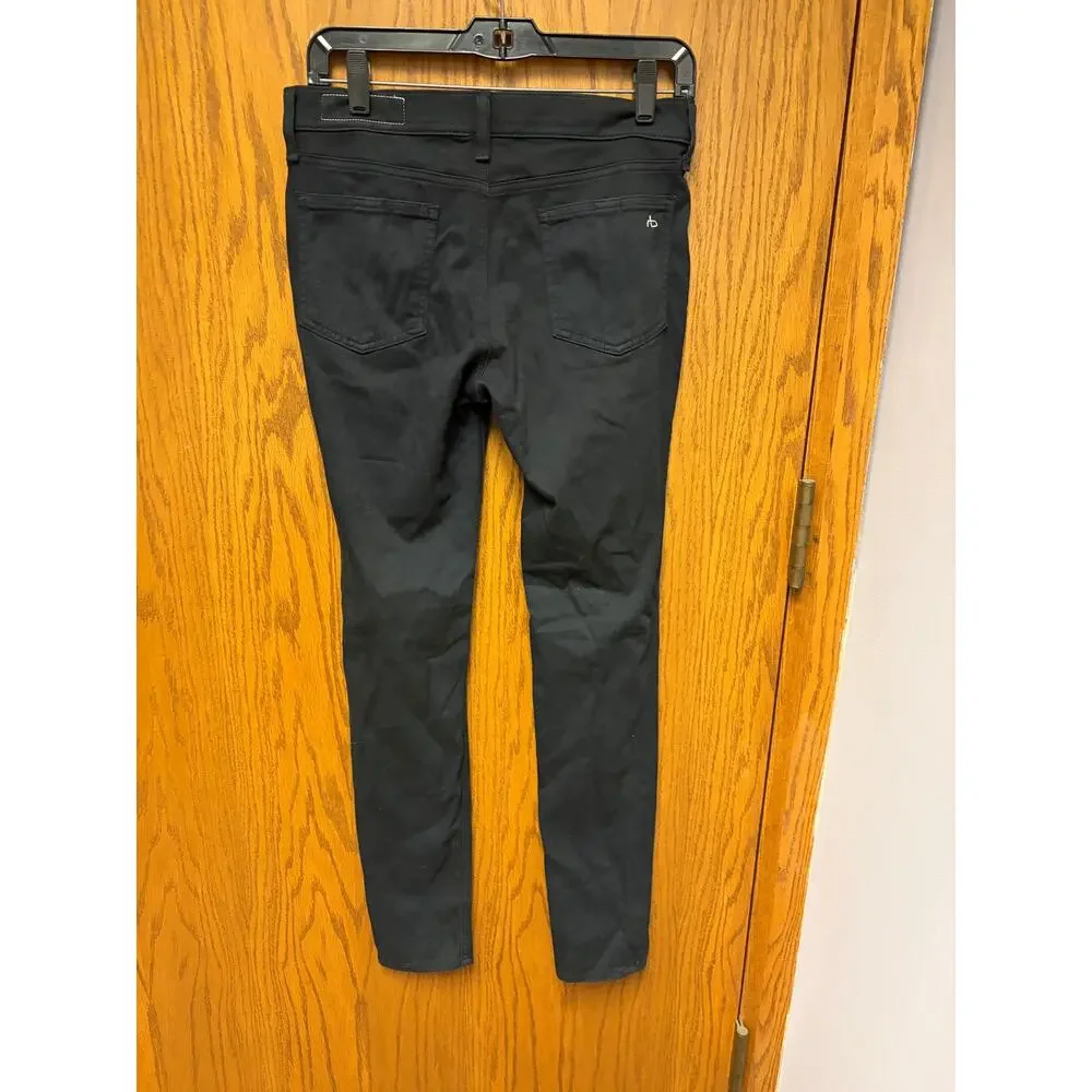 rag & bone/JEAN Legging Black Skinny Jeans Women's 29 Stretch Mid Rise